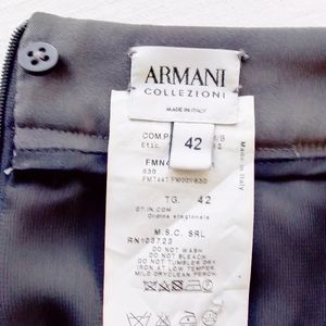 Armani Collezioni Size 42 dark gray skirt